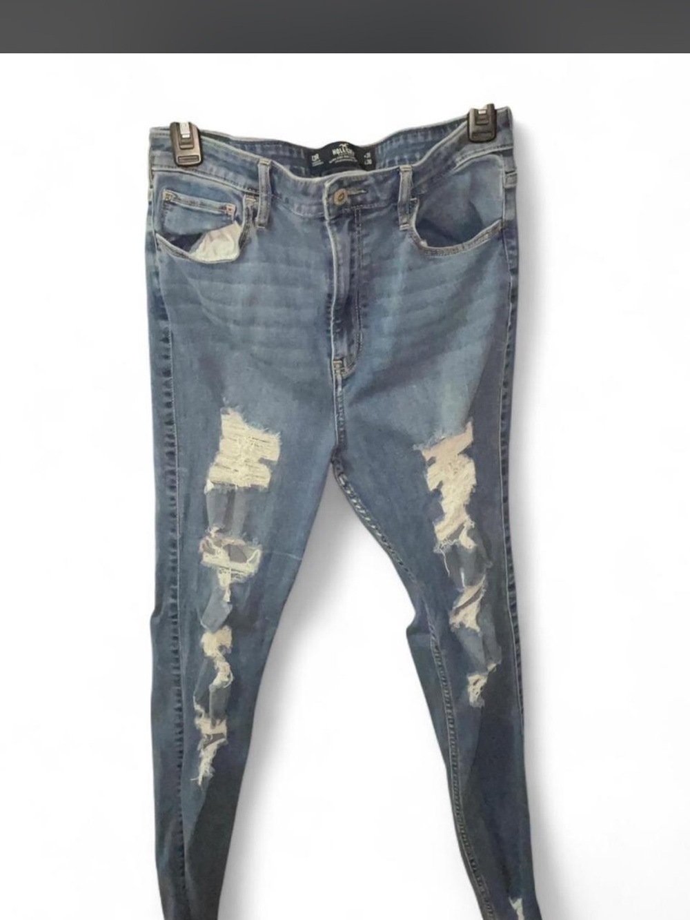 Hollister Ripped Light Blue Women's Skinny Jeans